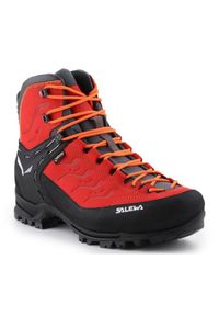 Buty Salewa Ms Rapace Gtx M 61332-1581 czerwone. Kolor: czerwony. Materiał: materiał, nubuk, zamsz, skóra. Szerokość cholewki: normalna. Technologia: Gore-Tex #3