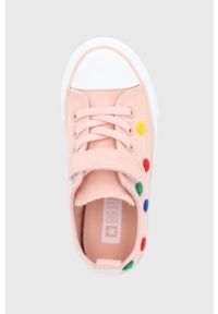 Big-Star - Big Star Tenisówki dziecięce kolor różowy. Nosek buta: okrągły. Zapięcie: rzepy. Kolor: różowy. Materiał: guma #5