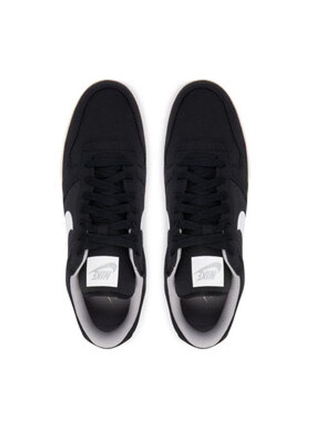 Nike Sneakersy Big Nike Lux Low 854166 Czarny. Kolor: czarny. Materiał: materiał