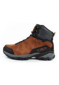 Buty męskie trekkingowe CMP Melnick. Kolor: wielokolorowy, czarny, brązowy. Materiał: skóra. Szerokość cholewki: normalna
