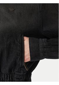 Adidas - adidas Kurtka jeansowa KD3918 Czarny Regular Fit. Kolor: czarny. Materiał: bawełna #4