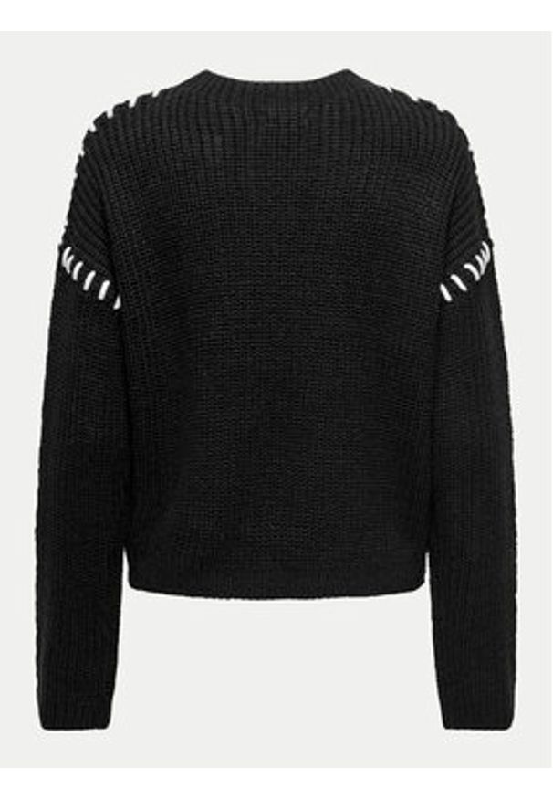 JDY Sweter Rosella 15329787 Czarny Regular Fit. Kolor: czarny. Materiał: syntetyk