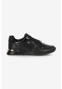 MEXX - Mexx sneakersy Fleur kolor czarny MXK047103W. Nosek buta: okrągły. Zapięcie: sznurówki. Kolor: czarny. Materiał: guma #1