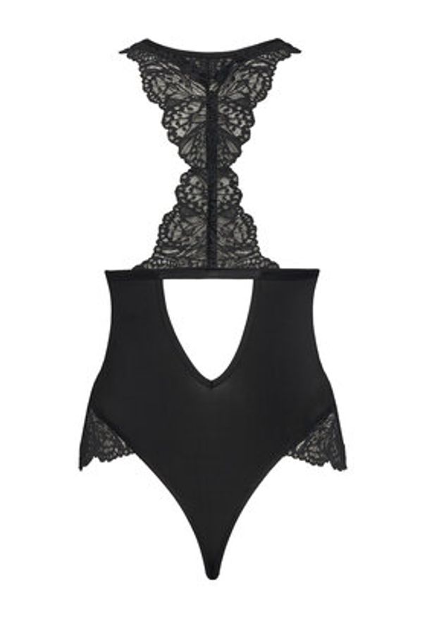 Hunkemöller Body Posie 302452 Czarny. Kolor: czarny. Materiał: syntetyk