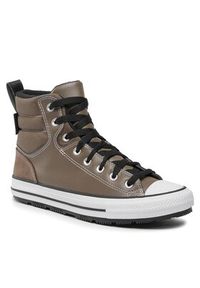 Converse Trampki Chuck Taylor All Star Berkshire Boot A04476C Beżowy. Kolor: beżowy. Materiał: skóra #2