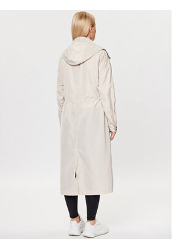 TOMMY HILFIGER - Tommy Hilfiger Parka S10S101752 Beżowy Regular Fit. Kolor: beżowy. Materiał: syntetyk