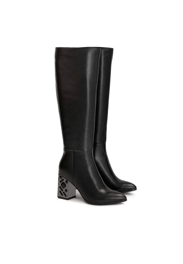 Kozaki Kazar Gia 63990-01-00 Black. Kolor: czarny