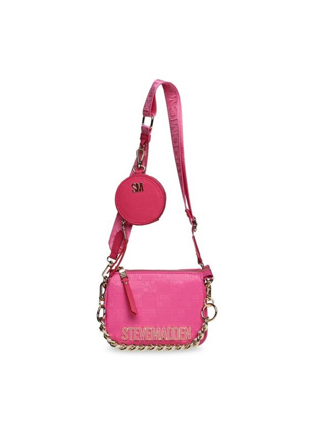 Steve Madden Torebka Bminiroy Crossbody SM13001086-02002-LPN Różowy. Kolor: różowy. Materiał: skórzane