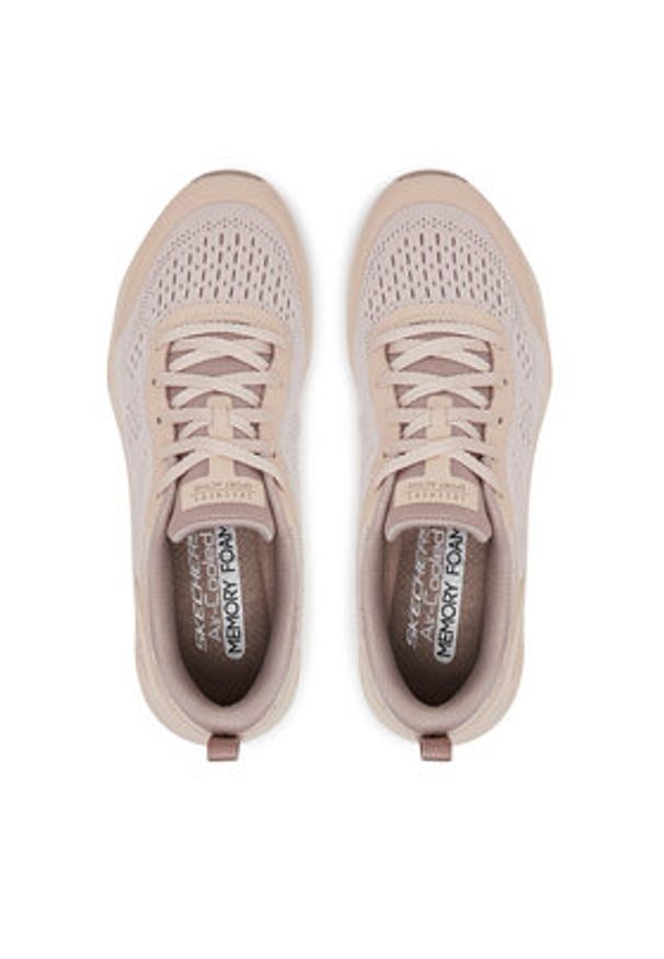 skechers - Skechers Sneakersy Glide-Step Gratify-Lume 104607/NUDE Beżowy. Kolor: beżowy. Materiał: materiał