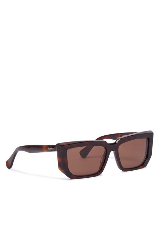 Max Mara Okulary przeciwsłoneczne MM0126 52E Brązowy. Kolor: brązowy
