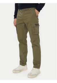 Aeronautica Militare Spodnie cargo 262PA1329UCT02443 Zielony Regular Fit. Kolor: zielony. Materiał: bawełna #1