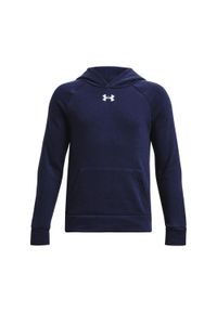 Bluza z kapturem dla dzieci Under Armour Rival Fleece. Typ kołnierza: kaptur. Kolor: biały, niebieski, wielokolorowy #1