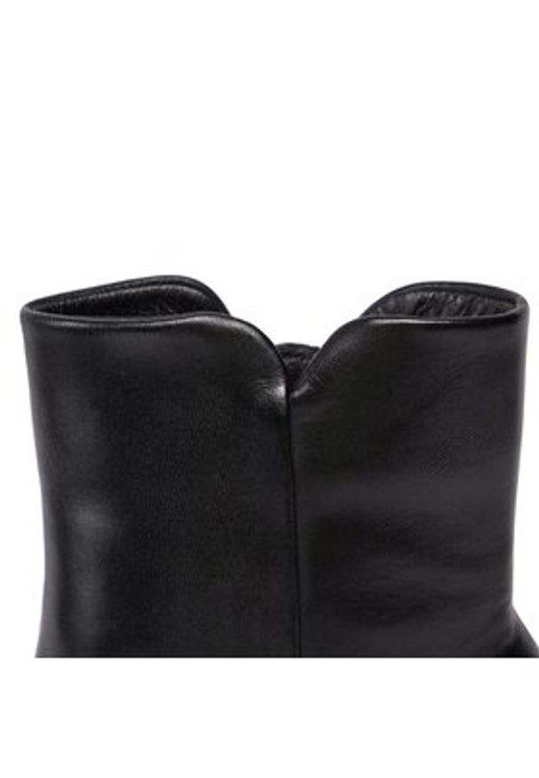 ecco - ECCO Botki Sculpted Lx 55 22261301001 Czarny. Kolor: czarny. Materiał: skóra