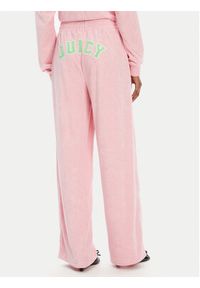 Juicy Couture Spodnie dresowe Regan JCWBJ125335 Różowy Wide Leg. Kolor: różowy. Materiał: bawełna #5