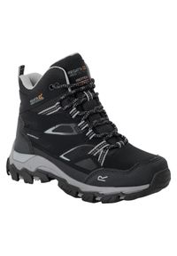 Regatta - Buty Dziecięce Holcombe III. Kolor: czarny, szary, wielokolorowy. Sport: turystyka piesza #1