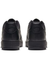 Buty Nike Air Force 1 '07 W DD8959-001 czarne. Kolor: czarny. Materiał: syntetyk, skóra, materiał. Model: Nike Air Force