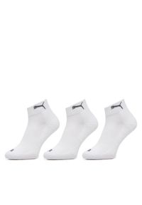 Zestaw 3 par wysokich skarpet unisex Puma. Kolor: biały