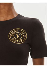 Versace Jeans Couture Sukienka codzienna 76HAOT02 Czarny Slim Fit. Okazja: na co dzień. Kolor: czarny. Materiał: bawełna. Typ sukienki: proste. Styl: casual