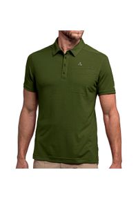 SCHÖFFEL - Koszulka polo męska Schöffel Ramseck. Typ kołnierza: polo. Kolor: zielony