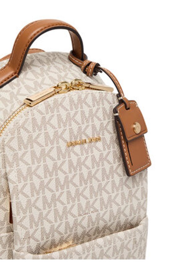 MICHAEL Michael Kors Plecak Sable 30T5G3XB1B Beżowy. Kolor: beżowy. Materiał: skóra