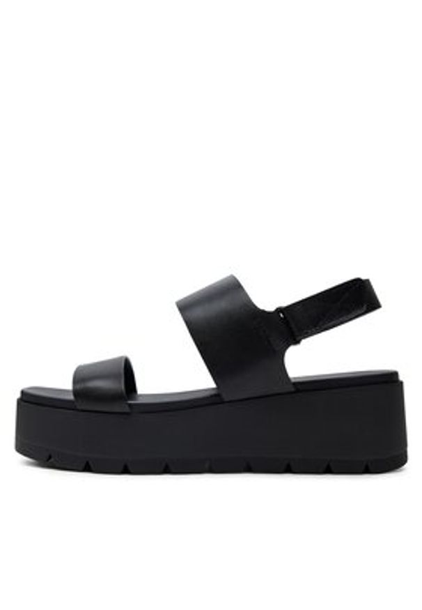 Aldo Sandały Thila 13713120 Czarny. Kolor: czarny. Materiał: skóra