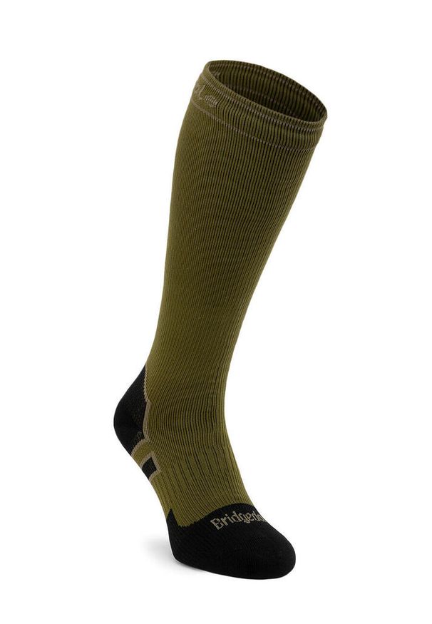 BRIDGEDALE - Skarpety wodoodporne Bridgedale StormSock Heavy Knee. Kolor: zielony. Sport: turystyka piesza
