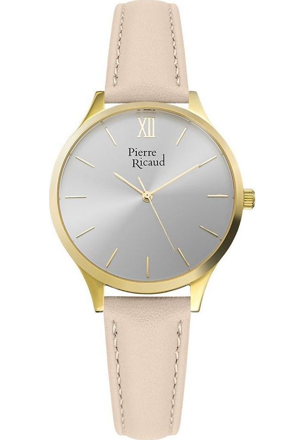 Zegarek Pierre Ricaud Zegarek damski Pierre Ricaud P22033.1V67Q beżowy. Kolor: beżowy