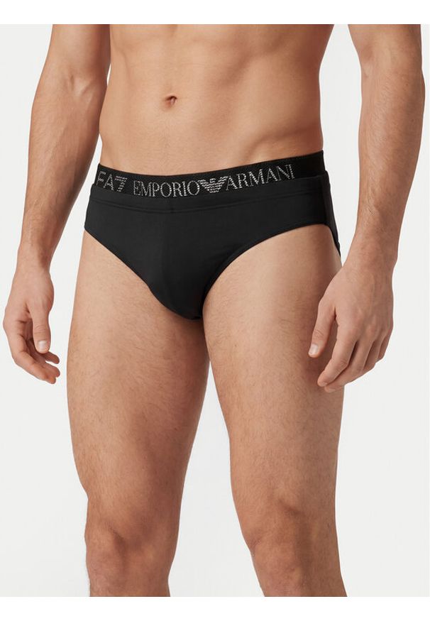 EA7 Emporio Armani Kąpielówki 7M000531 AF21074 UC001 Czarny. Kolor: czarny. Materiał: syntetyk