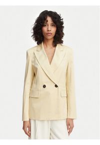 MAX&Co. Marynarka Giraffa 2616041054200 Beżowy Regular Fit. Kolor: beżowy. Materiał: bawełna #1