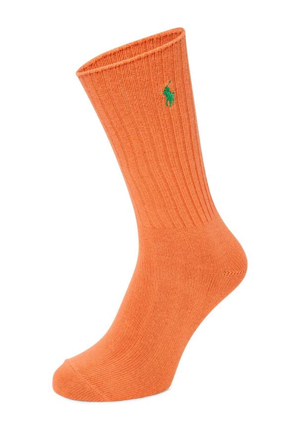 Polo Ralph Lauren Skarpety Mężczyźni drobna dzianina pomarańczowy jednolity, ONE SIZE. Kolor: pomarańczowy. Materiał: dzianina. Wzór: jednolity