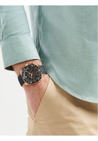 Nautica Zegarek Bluesail Chronograph NAPBSF401 Czarny. Kolor: czarny