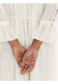 JOOP! Sukienka codzienna Dinah2 30100718 Écru Regular Fit. Okazja: na co dzień. Materiał: syntetyk. Typ sukienki: proste. Styl: casual #4