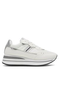 Kappa Sneakersy Logo Reely 351H2TW Biały. Kolor: biały. Materiał: materiał