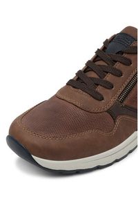 Rieker Sneakersy B0701-24 Brązowy. Kolor: brązowy. Materiał: skóra #5