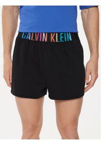 Calvin Klein Underwear Szorty piżamowe 000NM2636E Czarny Regular Fit. Kolor: czarny. Materiał: bawełna #1
