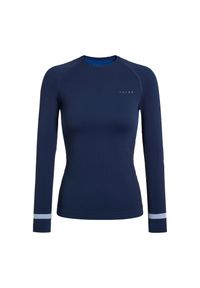 Damska koszulka z długim rękawem Falke Warm. Kolor: niebieski. Długość rękawa: długi rękaw. Długość: długie. Styl: sportowy #1
