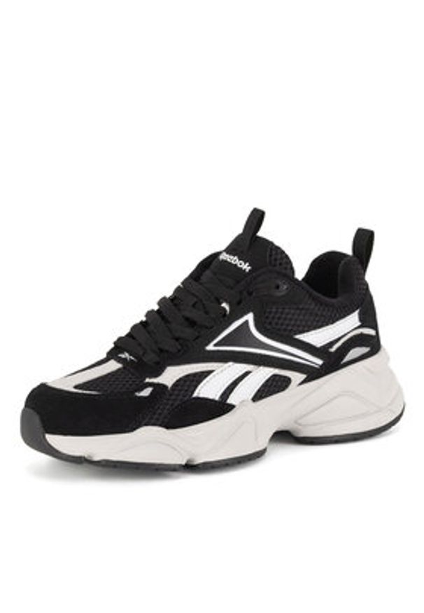 Reebok Sneakersy CHARGE AR30246WBNW Czarny. Kolor: czarny. Materiał: zamsz, skóra