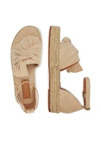 DeeZee Espadryle 8-807-1 Beżowy. Kolor: beżowy. Materiał: materiał