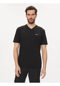 BOSS - Boss T-Shirt Tee V 50506347 Czarny Regular Fit. Kolor: czarny. Materiał: bawełna #1