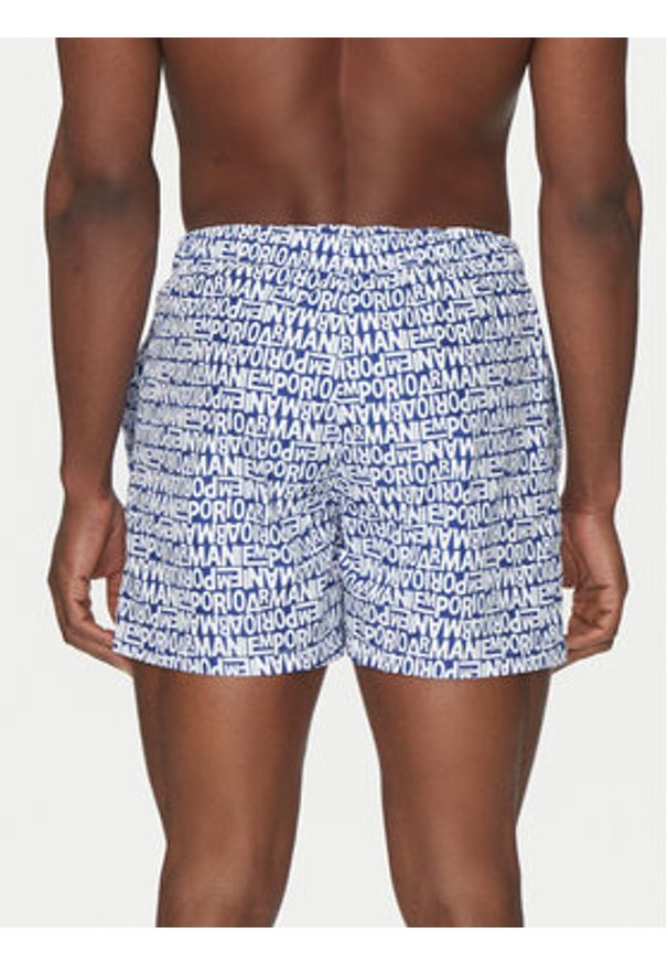 Emporio Armani Underwear Szorty kąpielowe EM000583 AF12343 FB164 Niebieski Regular Fit. Kolor: niebieski. Materiał: syntetyk
