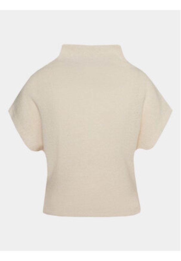 Gina Tricot Bluzka 22932 Écru Regular Fit. Materiał: bawełna, syntetyk