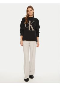 Calvin Klein Jeans Sweter Intrasia J20J224799 Czarny Relaxed Fit. Kolor: czarny. Materiał: bawełna #3