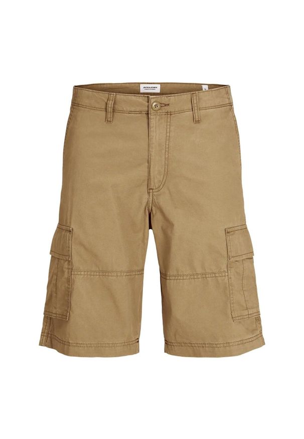 Szorty Jack & Jones Cargo Cole Mateo elmwood. Kolor: szary, wielokolorowy. Sport: skateboard