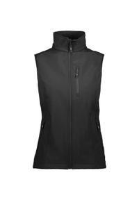 Bezrękawnik damski turystyczne CMP 3A01186. Typ kołnierza: kaptur. Kolor: czarny. Materiał: softshell. Długość rękawa: bez rękawów. Sport: turystyka piesza