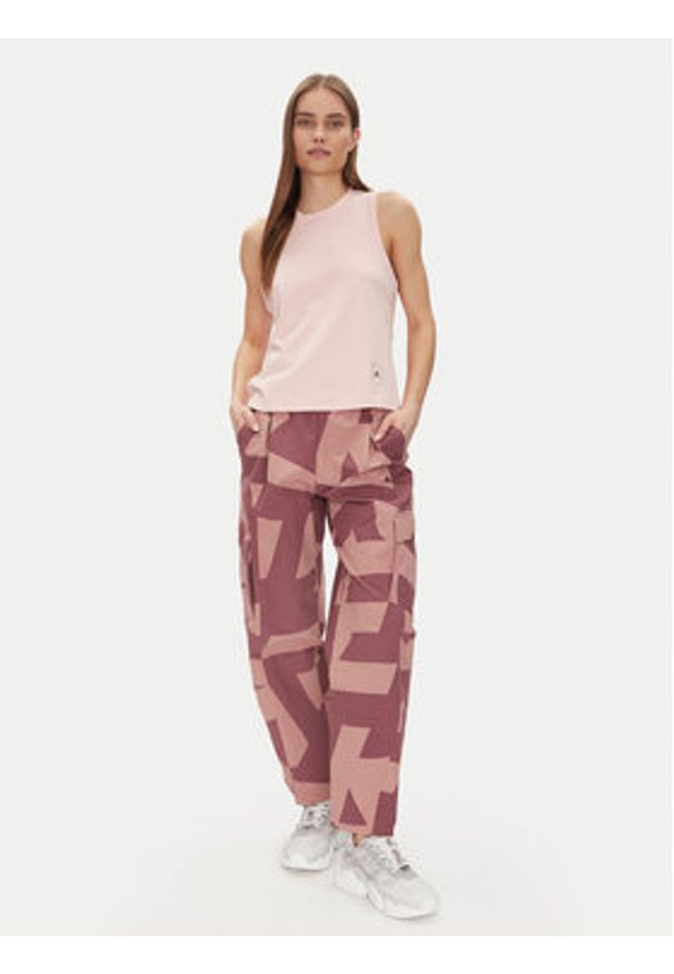 Adidas - adidas Spodnie outdoor Terrex Xploric Cargo JE9430 Różowy Loose Fit. Kolor: różowy. Materiał: syntetyk. Sport: outdoor