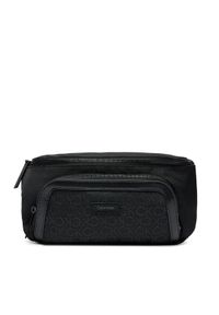 Calvin Klein Saszetka nerka Ck Remote Waistbag Mono K50K512106 Czarny. Kolor: czarny. Materiał: materiał