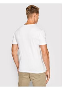 Polo Ralph Lauren T-Shirt 710671453008 Biały Slim Fit. Typ kołnierza: polo. Kolor: biały. Materiał: bawełna #5