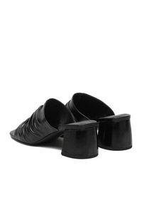 Gino Rossi - GINO ROSSI Klapki C-XRY25113-07 Czarny. Kolor: czarny. Materiał: skóra #4