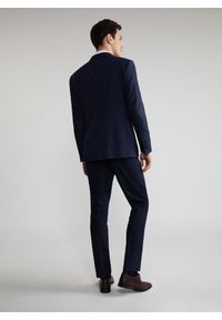 Pako Lorente - PAKO LORENTE – Granatowe spodnie garniturowe P22SF-6G-015-G-S. Kolor: niebieski. Materiał: poliester, elastan, wiskoza #5