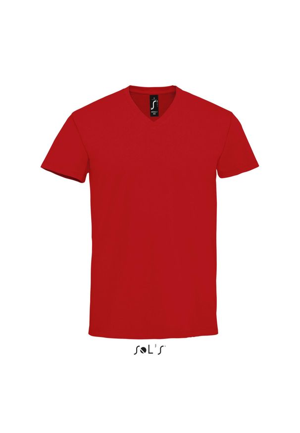 SOL'S - Koszulka Sol's Imperial V. Kolor: czerwony. Sport: wspinaczka